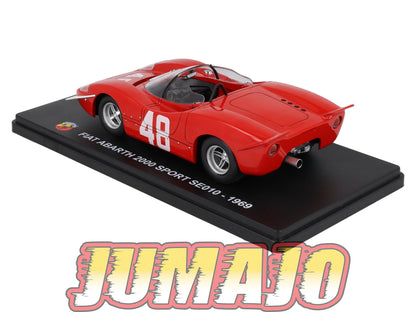 VQA4 Voiture 1/24 Hachette Abarth : Fiat Abarth 2000 Sport SE010 (1969)