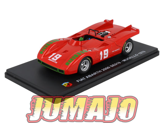 VQA8 Voiture 1/24 Hachette Abarth : Fiat Abarth 2000 SE019 - Mugello (1970)
