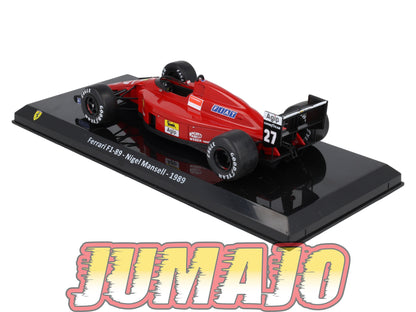 VQFF18 Voiture 1/24 Altaya Formule 1 FERRARI F1-89 1989 #27 N.Mansell