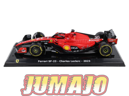 VQFF22 Voiture 1/24 Altaya Formule 1 FERRARI SF-23 2023 #16 C.Leclerc