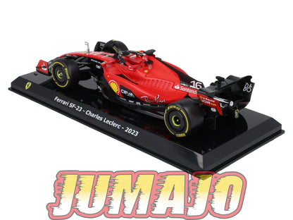 VQFF22 Voiture 1/24 Altaya Formule 1 FERRARI SF-23 2023 #16 C.Leclerc