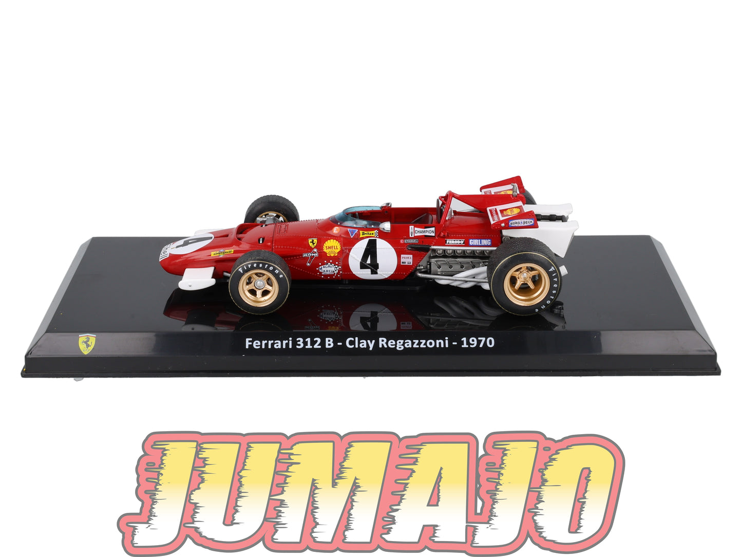 VQFF23 Voiture 1/24 Altaya Formule 1 FERRARI 312 B 1970 #4 C.Regazzoni