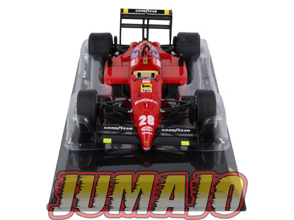 VQFF28 Voiture 1/24 Altaya Formule 1 FERRARI F1-87/88C 1988 #28 G.Berger
