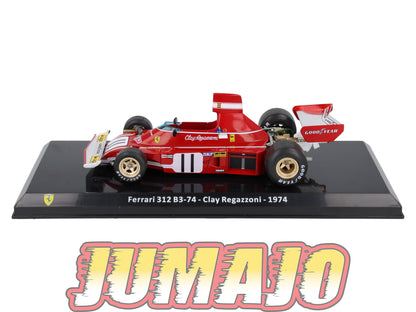 VQFF32 Voiture 1/24 Altaya Formule 1 FERRARI 312 B3-74 1974 #11 C Regazzoni