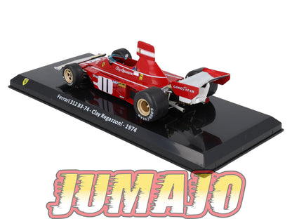 VQFF32 Voiture 1/24 Altaya Formule 1 FERRARI 312 B3-74 1974 #11 C Regazzoni