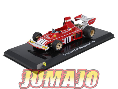VQFF32 Voiture 1/24 Altaya Formule 1 FERRARI 312 B3-74 1974 #11 C Regazzoni