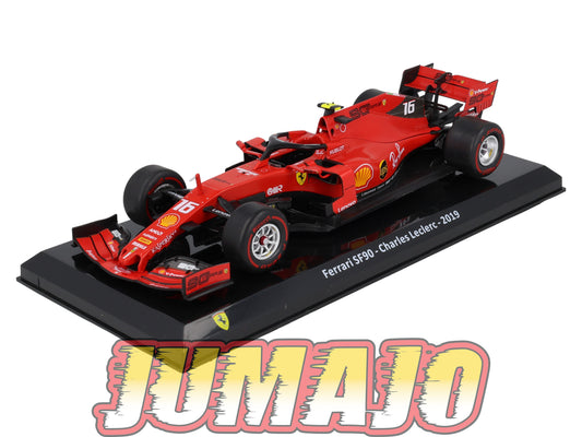 VQFF52 Voiture 1/24 Altaya Formule 1 FERRARI SF90 2019 #16 C Leclerc