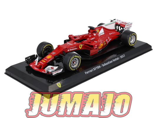 VQFF55 Voiture 1/24 Altaya Formule 1 FERRARI SF70H 2017 #5 S Vettel