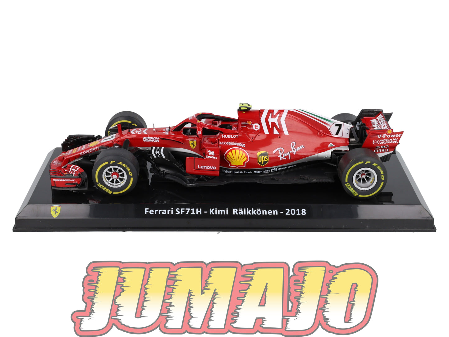 VQFF5 Voiture 1/24 Altaya Formule 1 FERRARI SF71H 2018 #7 K.Raikkonen
