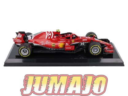 VQFF5 Voiture 1/24 Altaya Formule 1 FERRARI SF71H 2018 #7 K.Raikkonen
