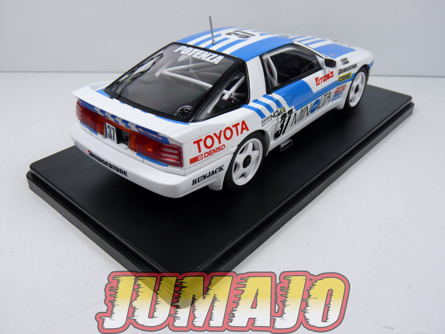 VQJ180 Voiture 1/24 Hachette Japon : TOYOTA Supra Turbo TOM's Minolta 1988 #37