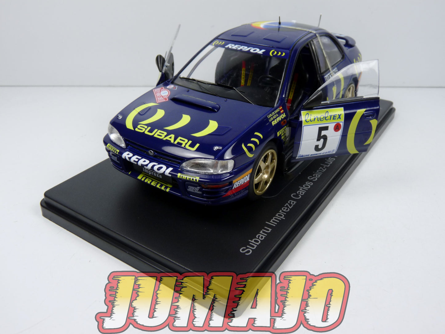 VQJ182 Voiture 1/24 Hachette Japon SUBARU Impreza Carlos Rallye Monte Carlo 1995 #5