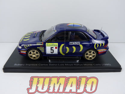 VQJ182 Voiture 1/24 Hachette Japon SUBARU Impreza Carlos Rallye Monte Carlo 1995 #5