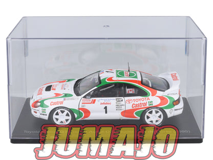 VQJ189 Voiture 1/24 Hachette Japon : TOYOTA Celica GT-Four D.Auriol #1 1995