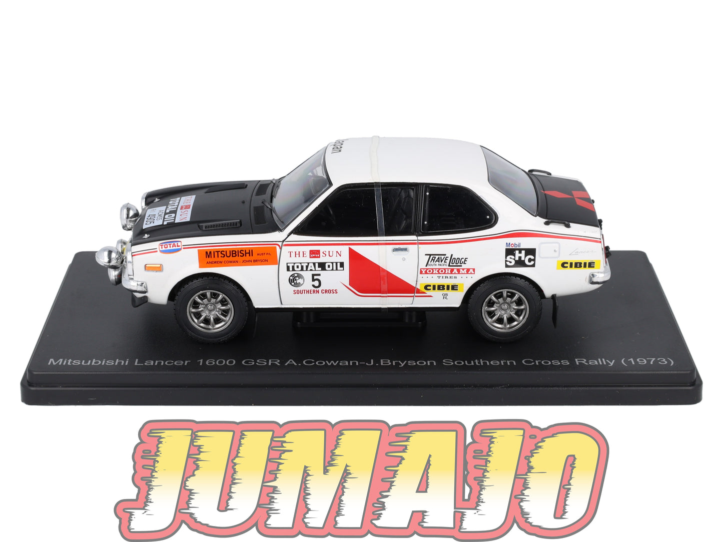 VQJ193 Voiture 1/24 Hachette Japon : MITSUBISHI Lancer 1600GSR A.Cowan #5 1973