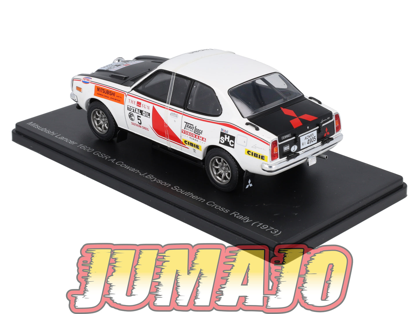 VQJ193 Voiture 1/24 Hachette Japon : MITSUBISHI Lancer 1600GSR A.Cowan #5 1973