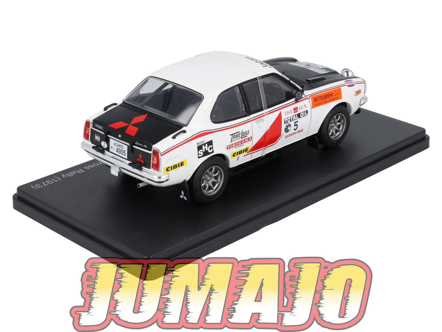 VQJ193 Voiture 1/24 Hachette Japon : MITSUBISHI Lancer 1600GSR A.Cowan #5 1973