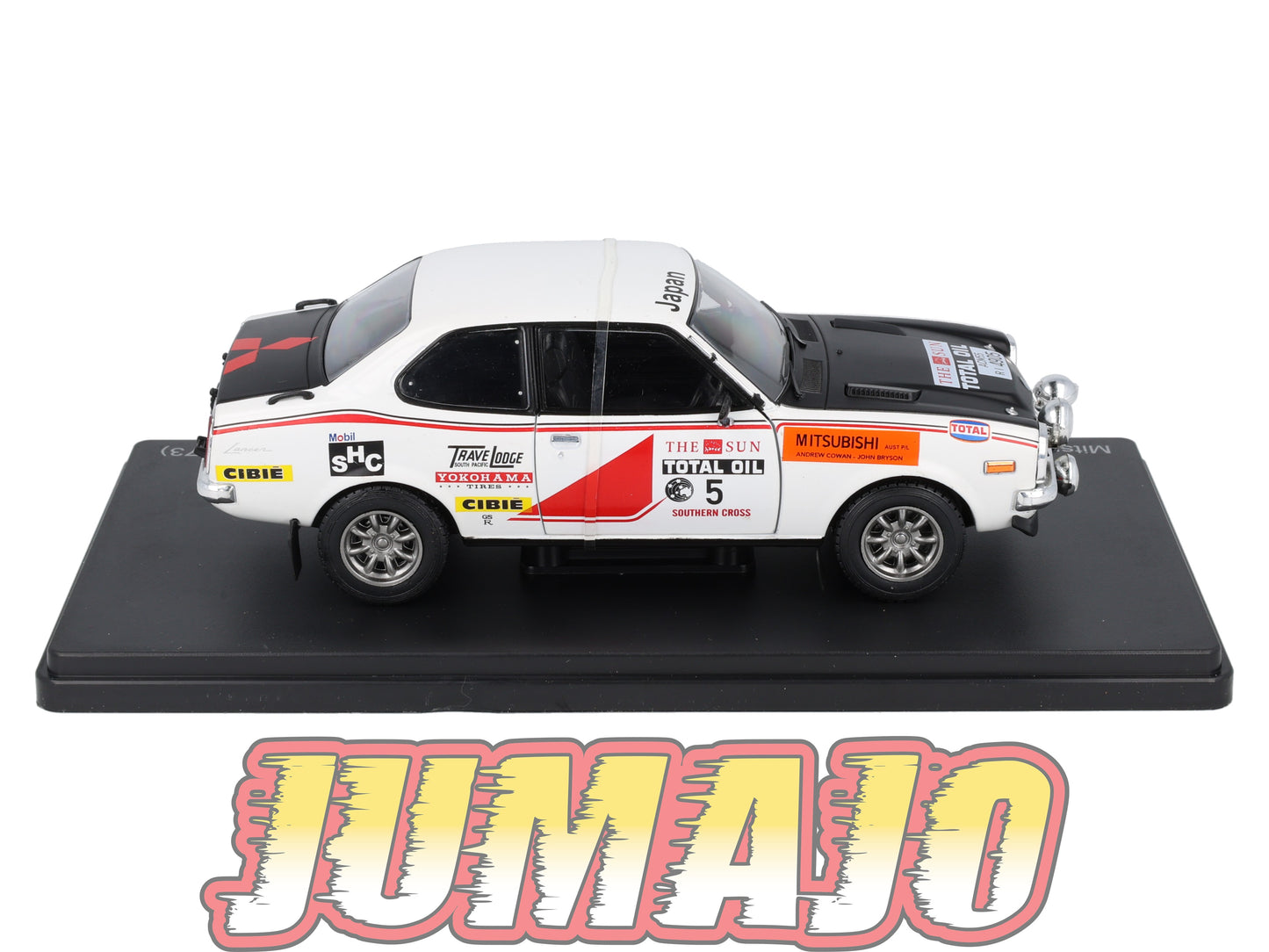 VQJ193 Voiture 1/24 Hachette Japon : MITSUBISHI Lancer 1600GSR A.Cowan #5 1973