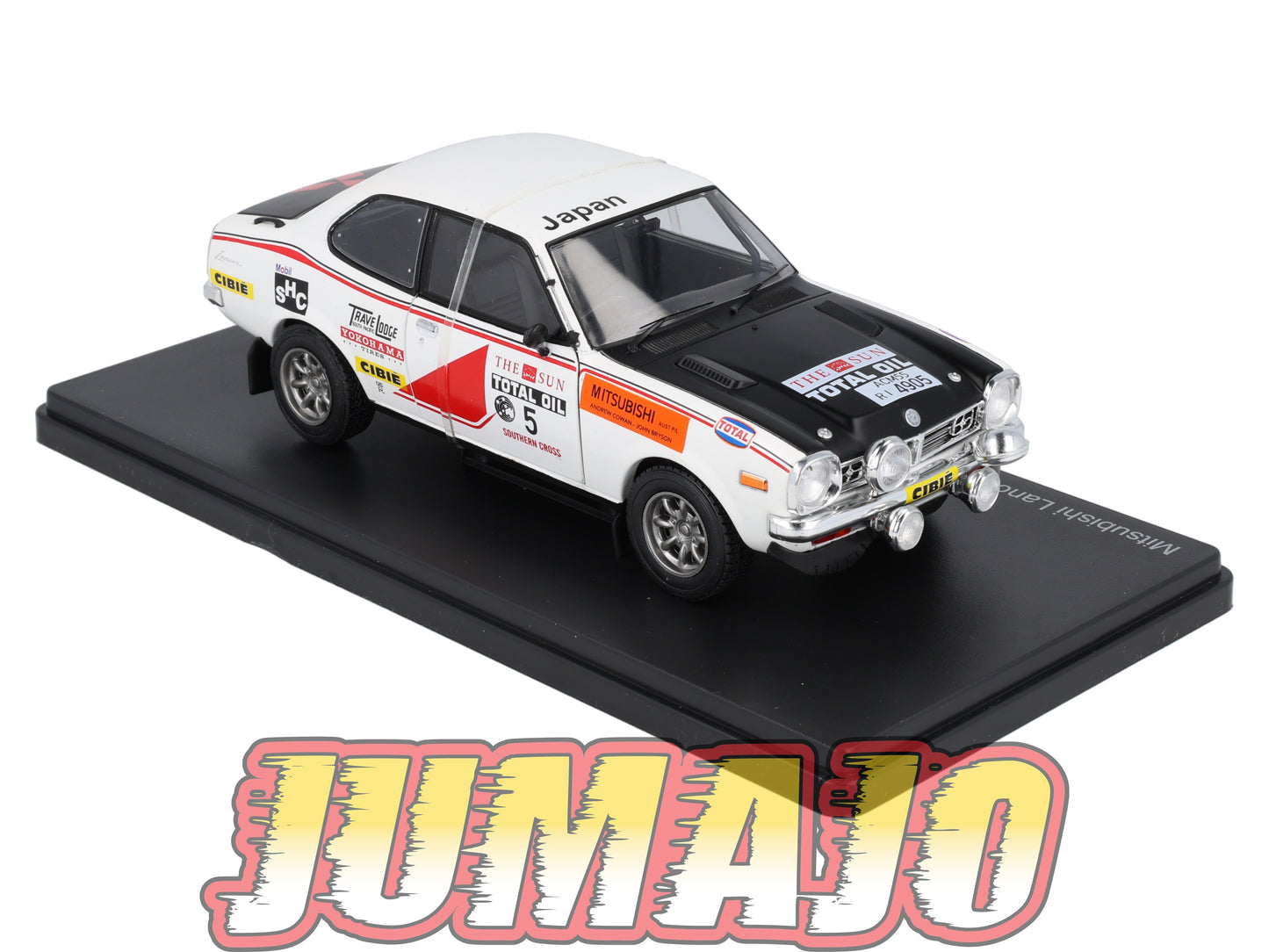 VQJ193 Voiture 1/24 Hachette Japon : MITSUBISHI Lancer 1600GSR A.Cowan #5 1973