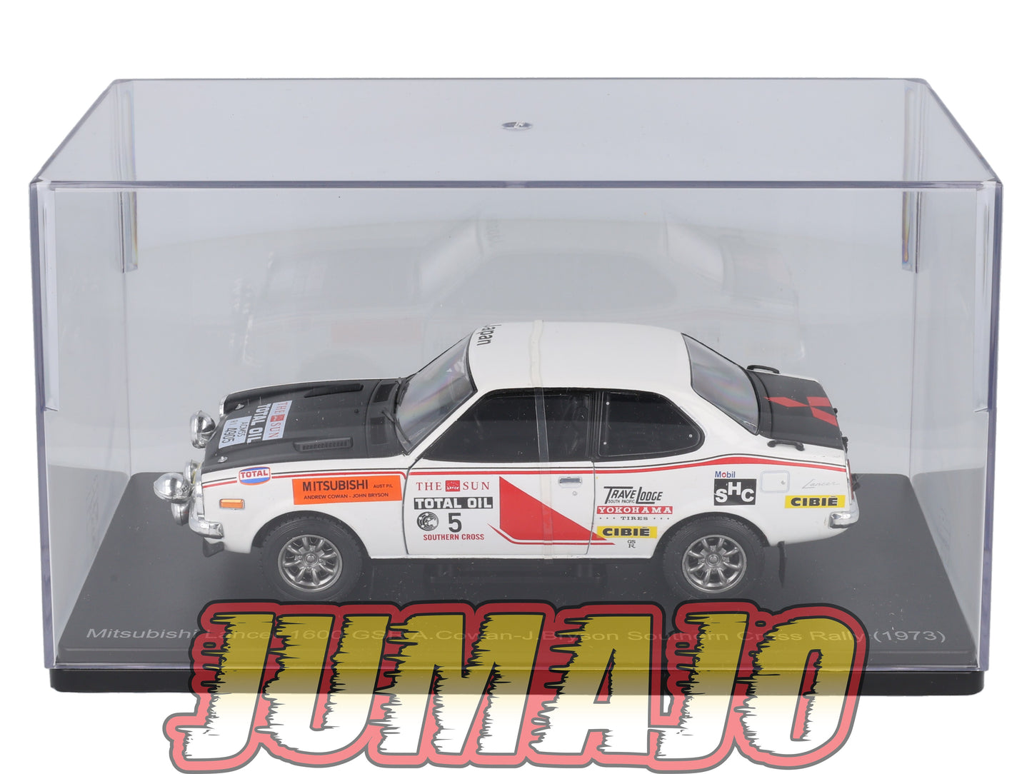 VQJ193 Voiture 1/24 Hachette Japon : MITSUBISHI Lancer 1600GSR A.Cowan #5 1973