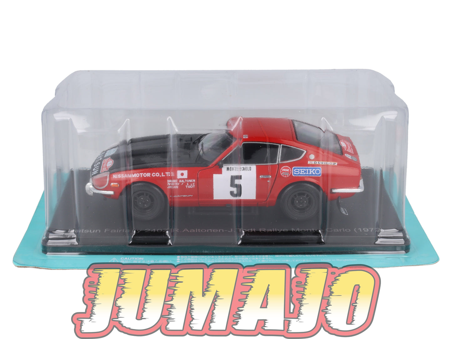 VQJ194 Voiture 1/24 Hachette Japon : DATSUN Fairlady 240Z R.Aaltonen-J #5 1972