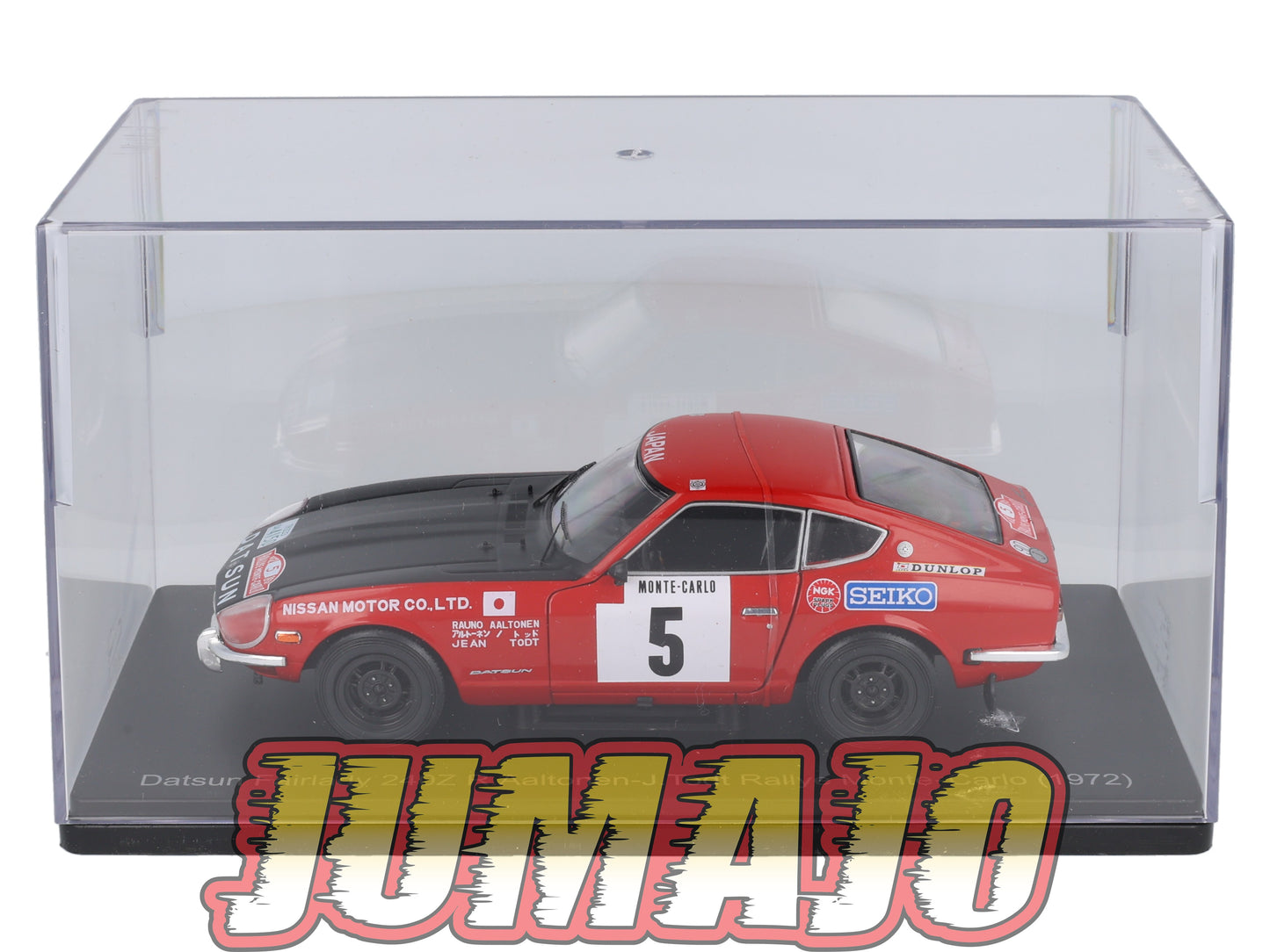 VQJ194 Voiture 1/24 Hachette Japon : DATSUN Fairlady 240Z R.Aaltonen-J #5 1972