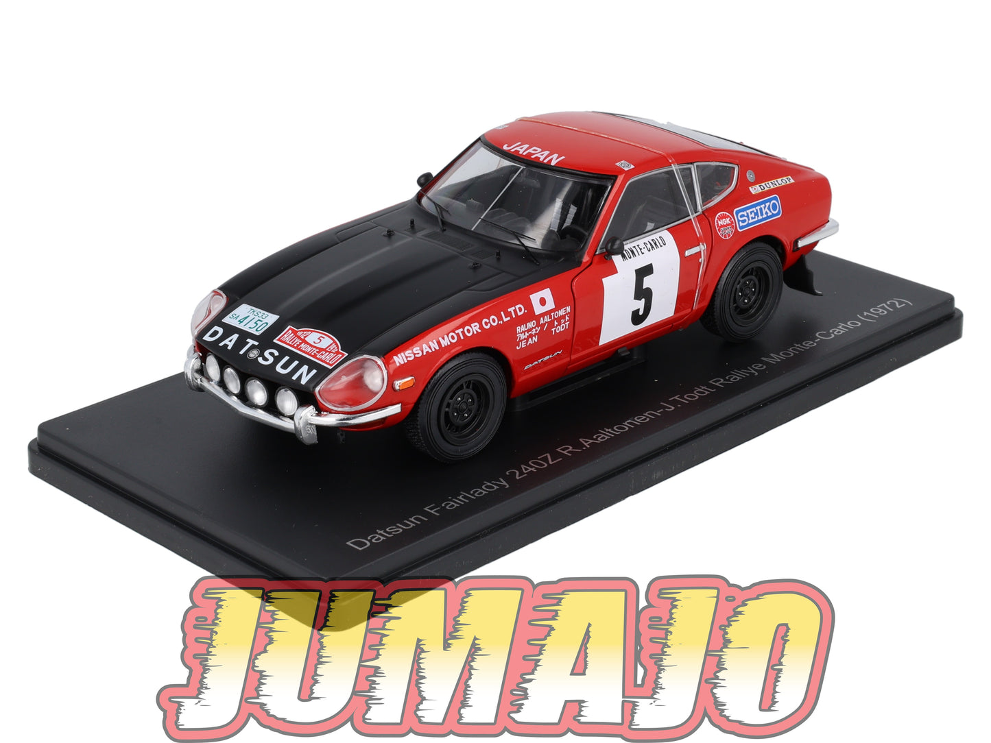 VQJ194 Voiture 1/24 Hachette Japon : DATSUN Fairlady 240Z R.Aaltonen-J #5 1972