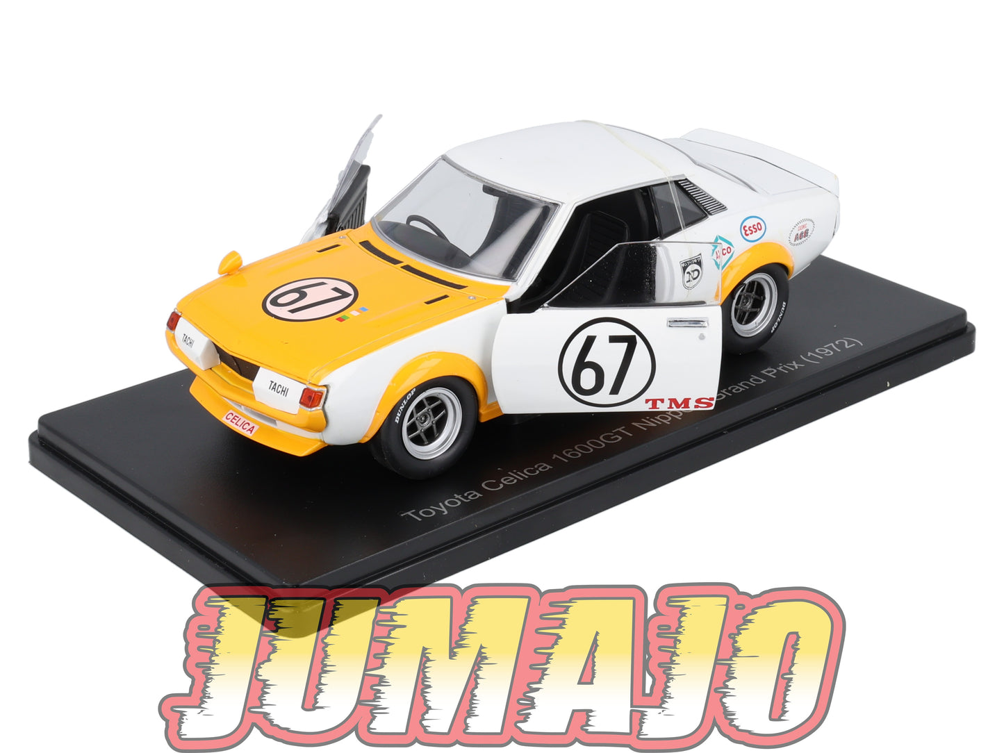 VQJ196 Voiture 1/24 Hachette Japon : TOYOTA Celica 1600GT Grand prix #67 1972