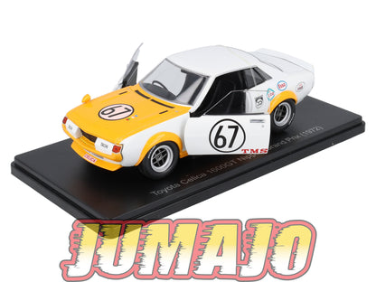 VQJ196 Voiture 1/24 Hachette Japon : TOYOTA Celica 1600GT Grand prix #67 1972