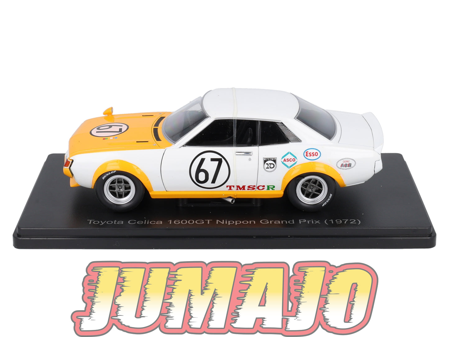 VQJ196 Voiture 1/24 Hachette Japon : TOYOTA Celica 1600GT Grand prix #67 1972