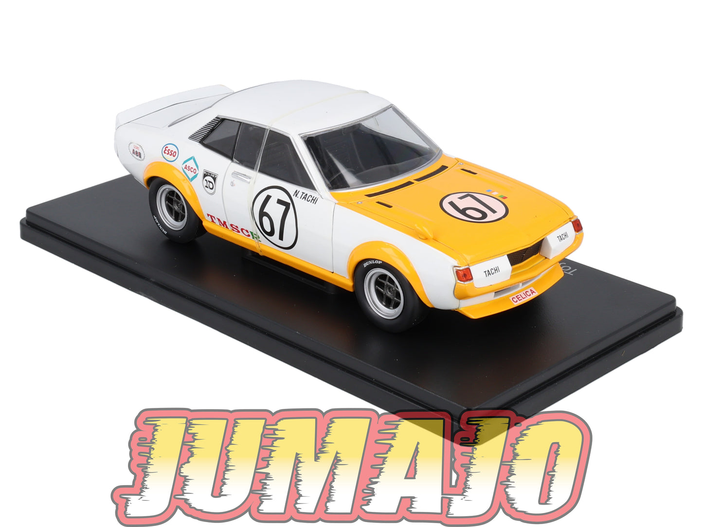 VQJ196 Voiture 1/24 Hachette Japon : TOYOTA Celica 1600GT Grand prix #67 1972