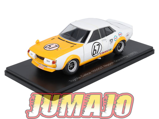 VQJ196 Voiture 1/24 Hachette Japon : TOYOTA Celica 1600GT Grand prix #67 1972