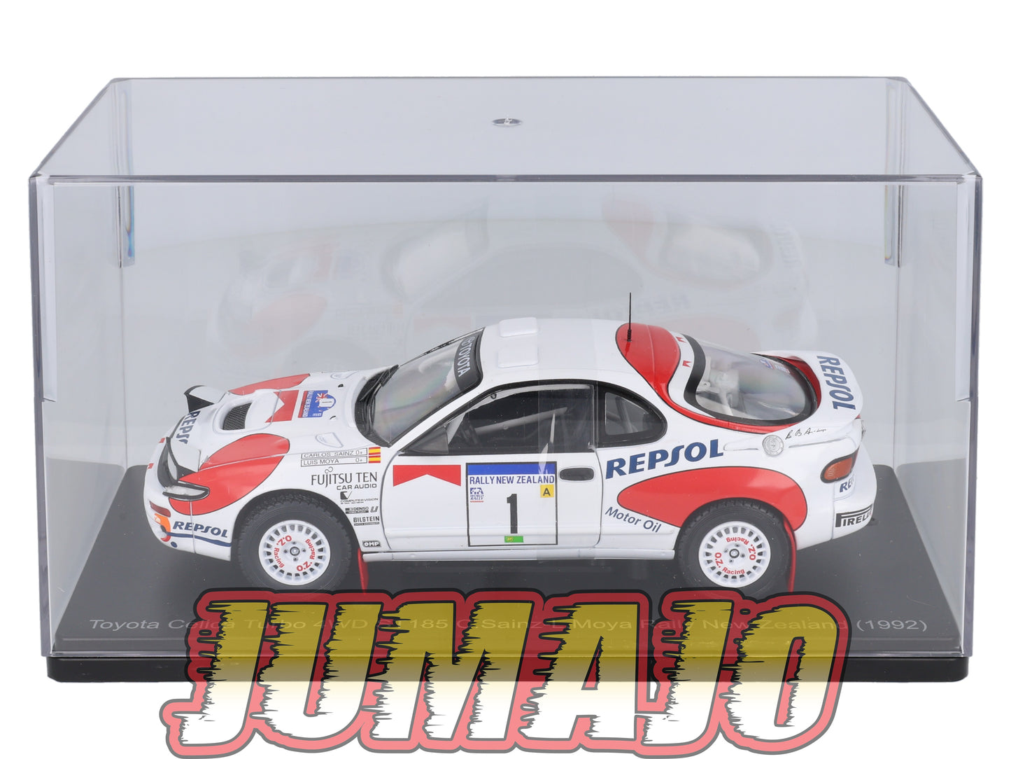 VQJ197 Voiture 1/24 Hachette Japon : TOYOTA Celica Turbo 4WD C.Sainz #1 1992