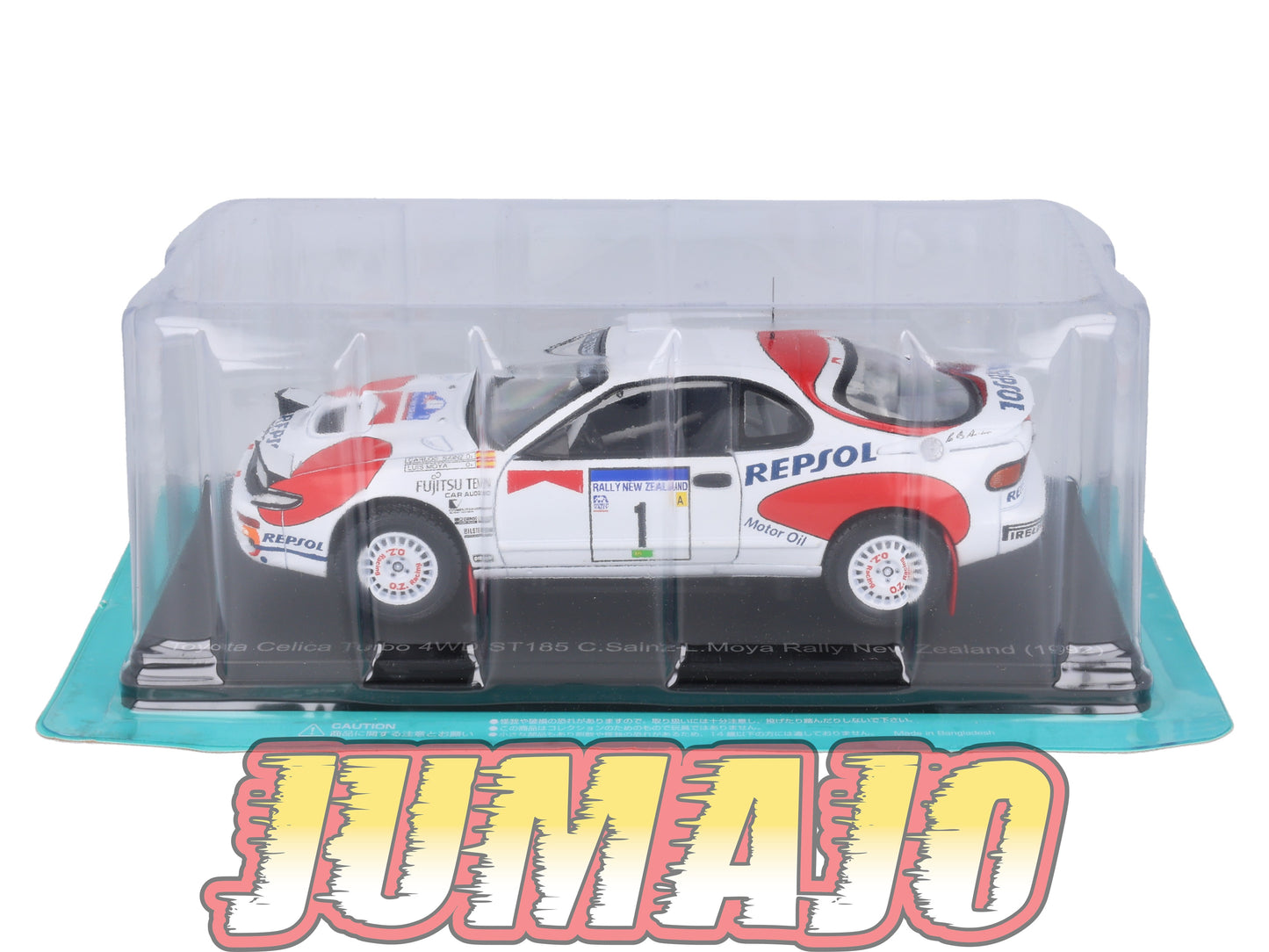 VQJ197 Voiture 1/24 Hachette Japon : TOYOTA Celica Turbo 4WD C.Sainz #1 1992