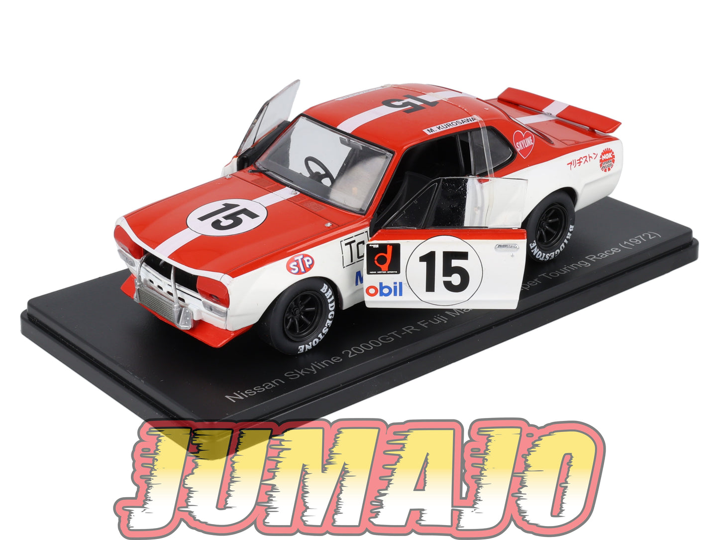 VQJ200 Voiture 1/24 Hachette Japon : NISSAN Skyline 2000GT-R Fuji Masters #15 1972