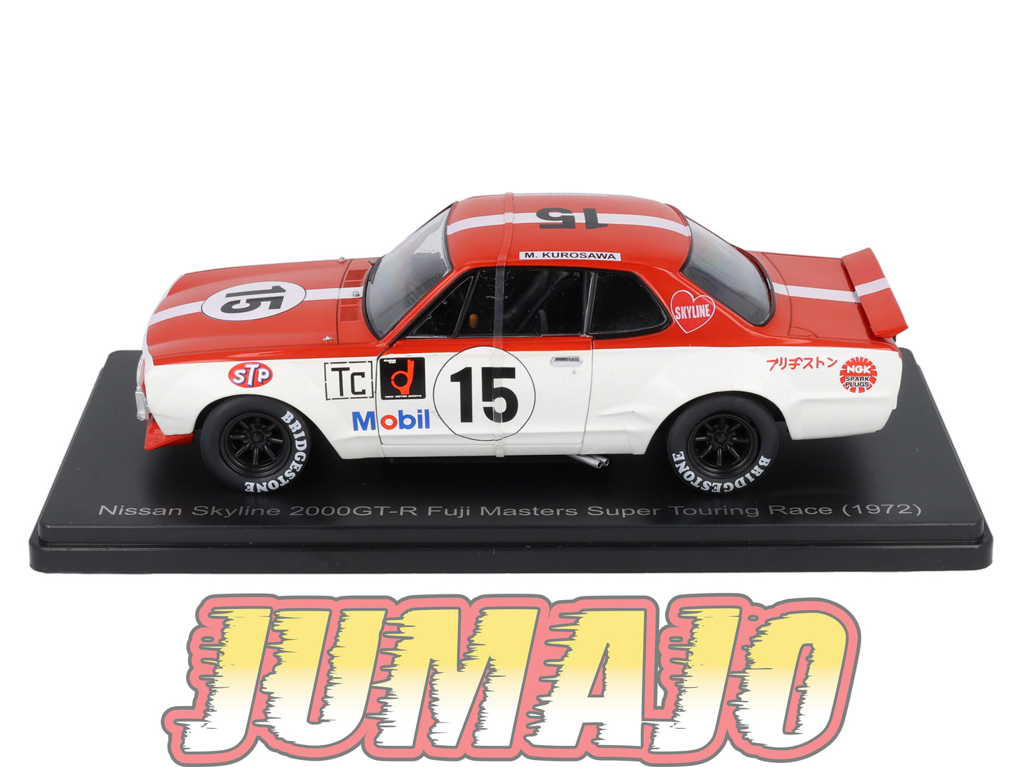 VQJ200 Voiture 1/24 Hachette Japon : NISSAN Skyline 2000GT-R Fuji Masters #15 1972