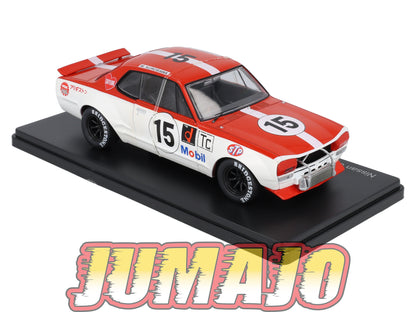 VQJ200 Voiture 1/24 Hachette Japon : NISSAN Skyline 2000GT-R Fuji Masters #15 1972