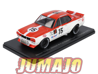 VQJ200 Voiture 1/24 Hachette Japon : NISSAN Skyline 2000GT-R Fuji Masters #15 1972