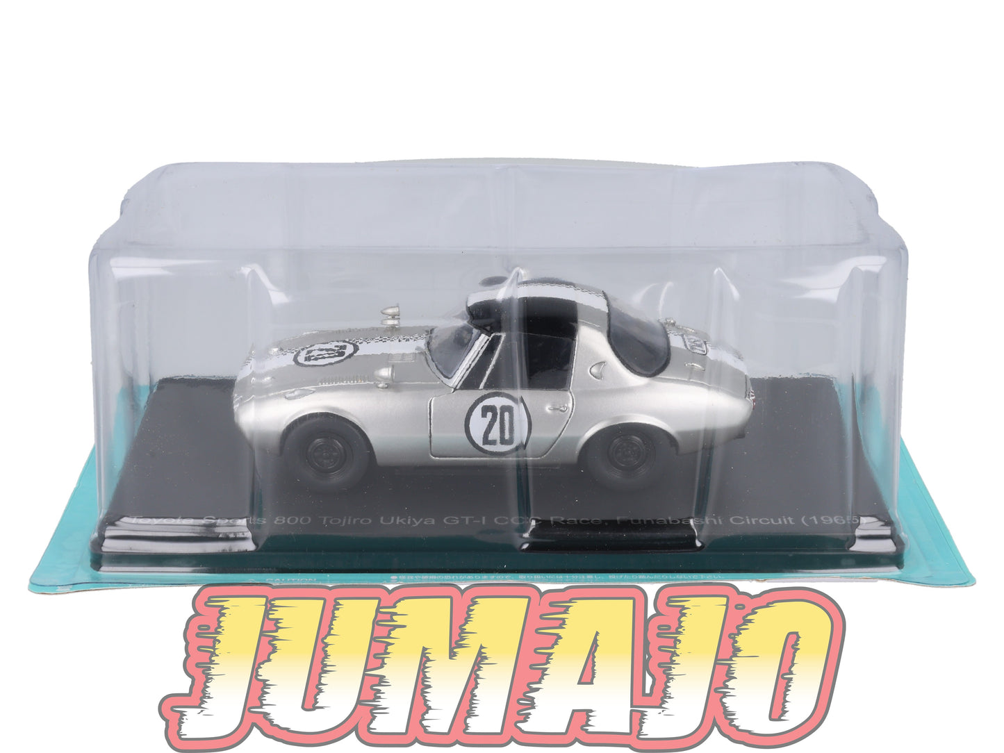 VQJ201 Voiture 1/24 Hachette Japon : TOYOTA Sports 800 GT-I CCC Race #20 1965