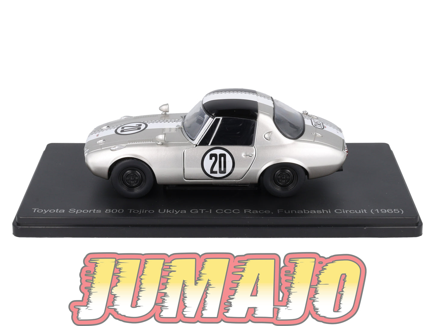 VQJ201 Voiture 1/24 Hachette Japon : TOYOTA Sports 800 GT-I CCC Race #20 1965