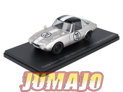 VQJ201 Voiture 1/24 Hachette Japon : TOYOTA Sports 800 GT-I CCC Race #20 1965