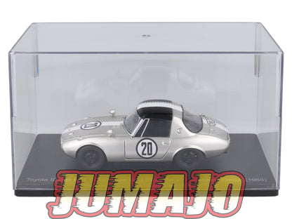 VQJ201 Voiture 1/24 Hachette Japon : TOYOTA Sports 800 GT-I CCC Race #20 1965