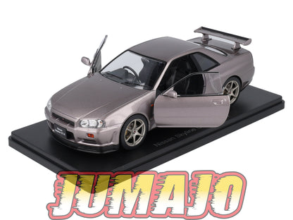 VQJ206 Voiture 1/24 Hachette Japon : NISSAN Skyline GT-R 1999