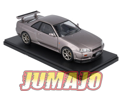 VQJ206 Voiture 1/24 Hachette Japon : NISSAN Skyline GT-R 1999