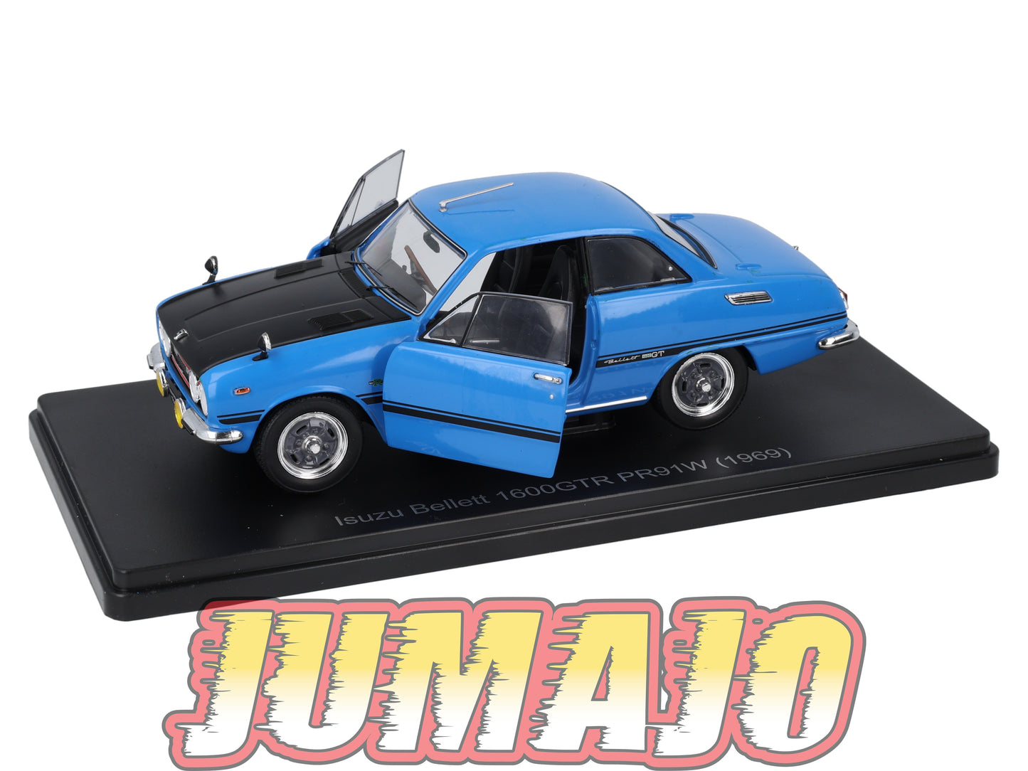 VQJ210 Voiture 1/24 Hachette Japon : ISUZU Bellett 1600GTR PR91W 1969