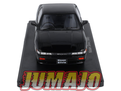 VQJ221 Voiture 1/24 Hachette Japon : NISSAN Silvia 1988