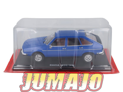 VQR50 Voiture 1/24 Hachette Roumanie : Dacia 2000 Renault 20 1981