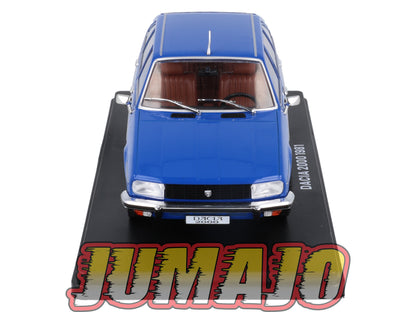 VQR50 Voiture 1/24 Hachette Roumanie : Dacia 2000 Renault 20 1981