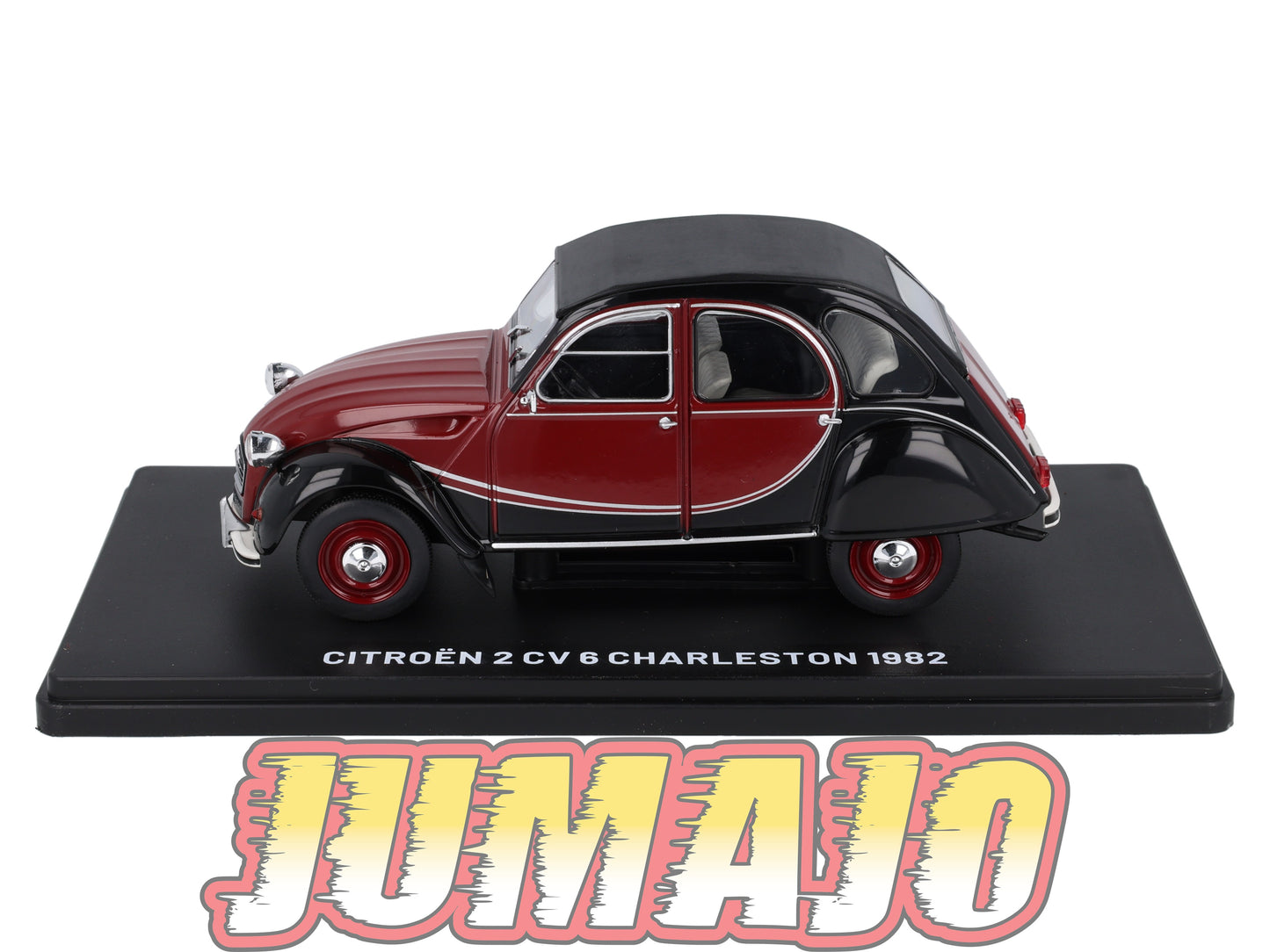 VQR51 Voiture 1/24 Hachette Roumanie : CITROEN 2CV 6 Charleston 1982