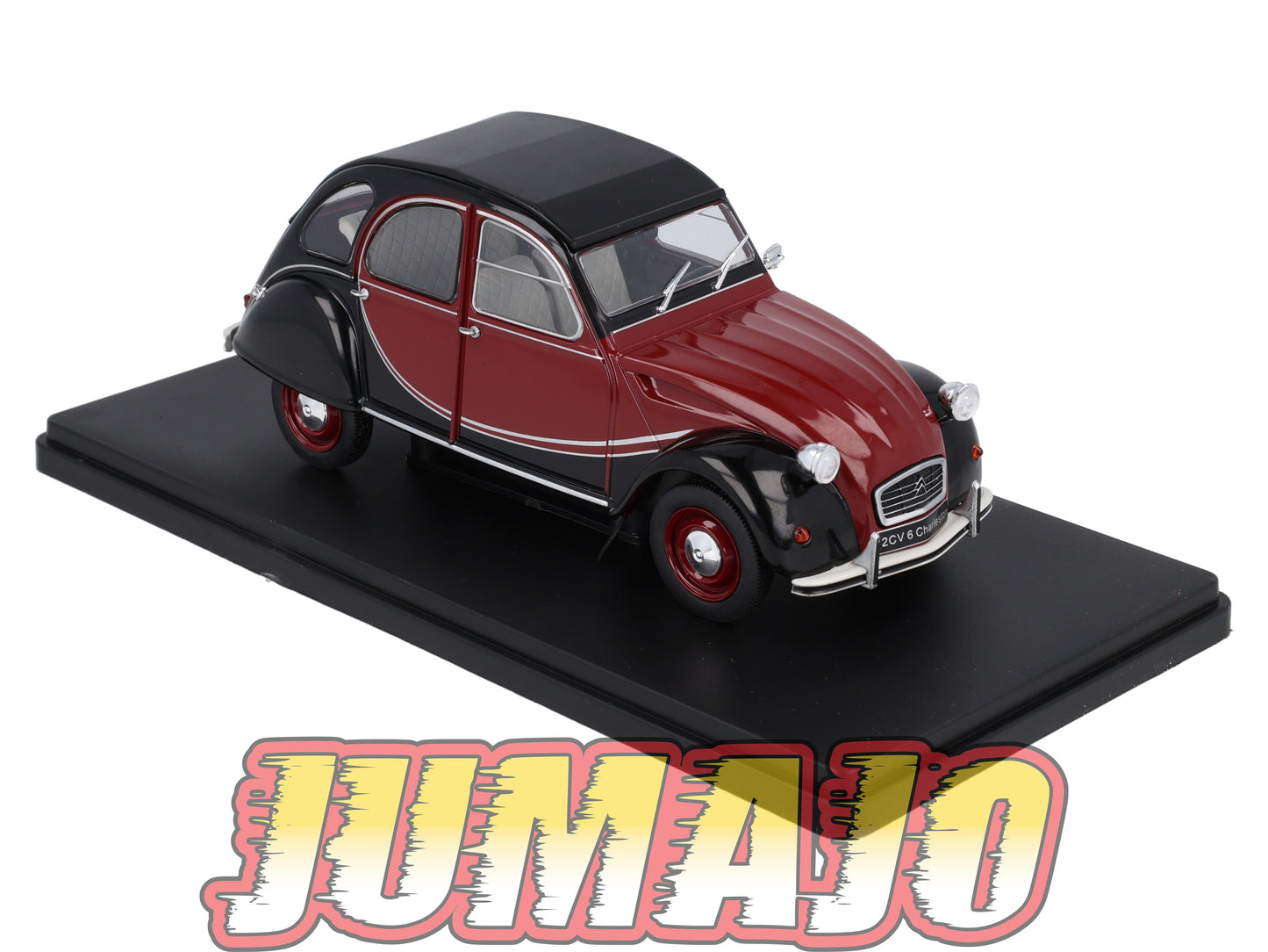 VQR51 Voiture 1/24 Hachette Roumanie : CITROEN 2CV 6 Charleston 1982